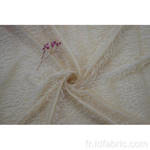 Tissu en dentelle Shiner en polyester